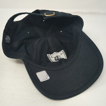 OTS Las Vegas Raiders NFL Black Cap One Size Embroidered Logo Cotton Slideback
