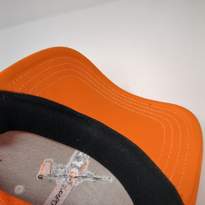 Looper Tomord Golf Fitted Hat Orange S/M Embroidered 6 Panel Polyester