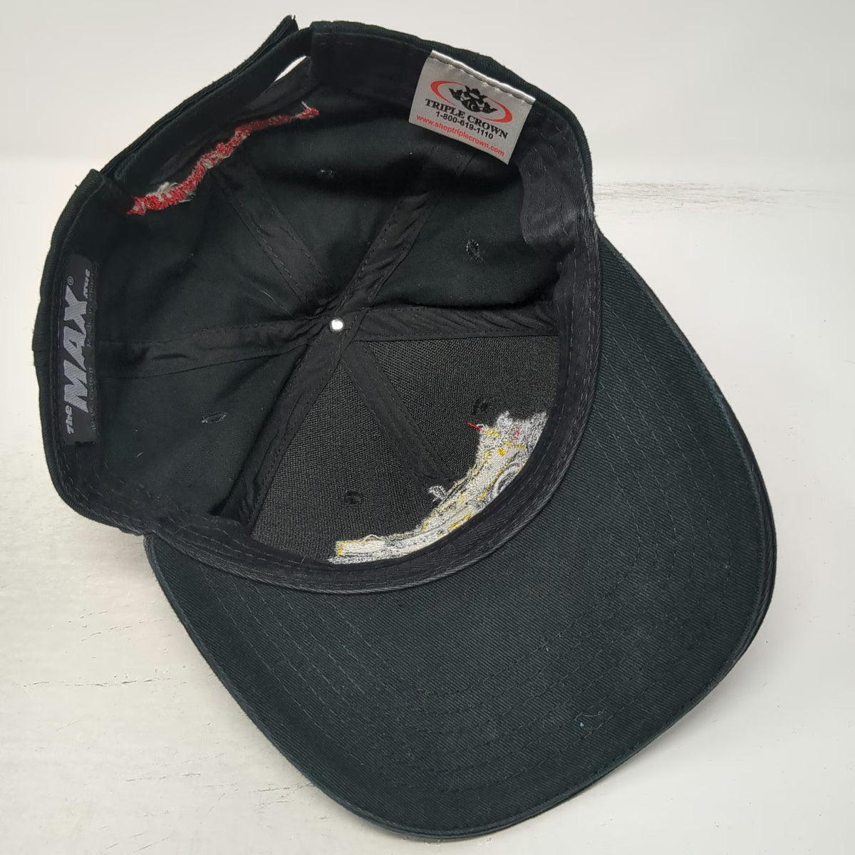 Triple Crown Baseball Cap Black One Size BOMAG Cedarapids Construction Paver Hat