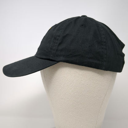 Huston Vineyards Baseball Cap Black One Size Strapback Embroidered Logo Hat