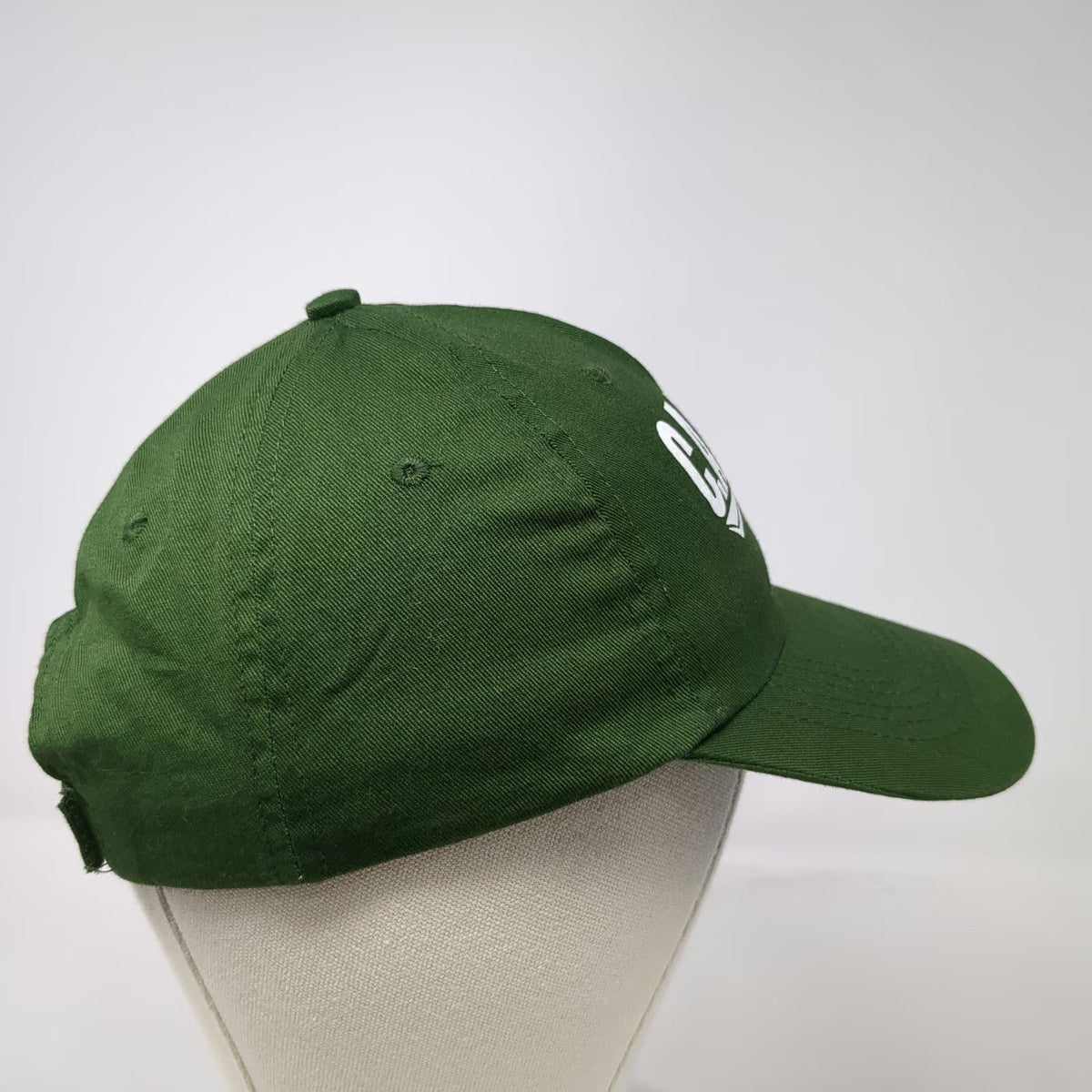 HitWear 5 Panel Green One Size Strapback Cotton CARE About Safety Awareness Hat