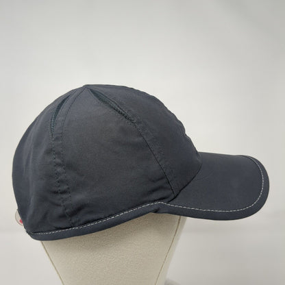 Hind Strapback Hat Gray One Size Adjustable Solid Mesh Trim 6 Panel