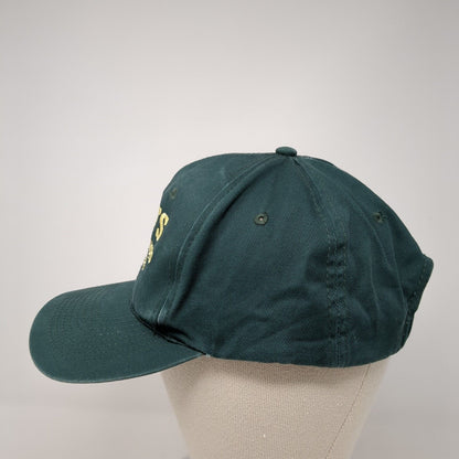 Izzy's Steaks & Chops Snapback Hat Green One Size Embroidered KC