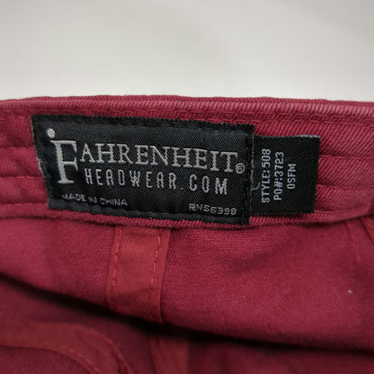 Fahrenheit Baseball Cap Red One Size Cog Railway New Hampshire Elevation Hat