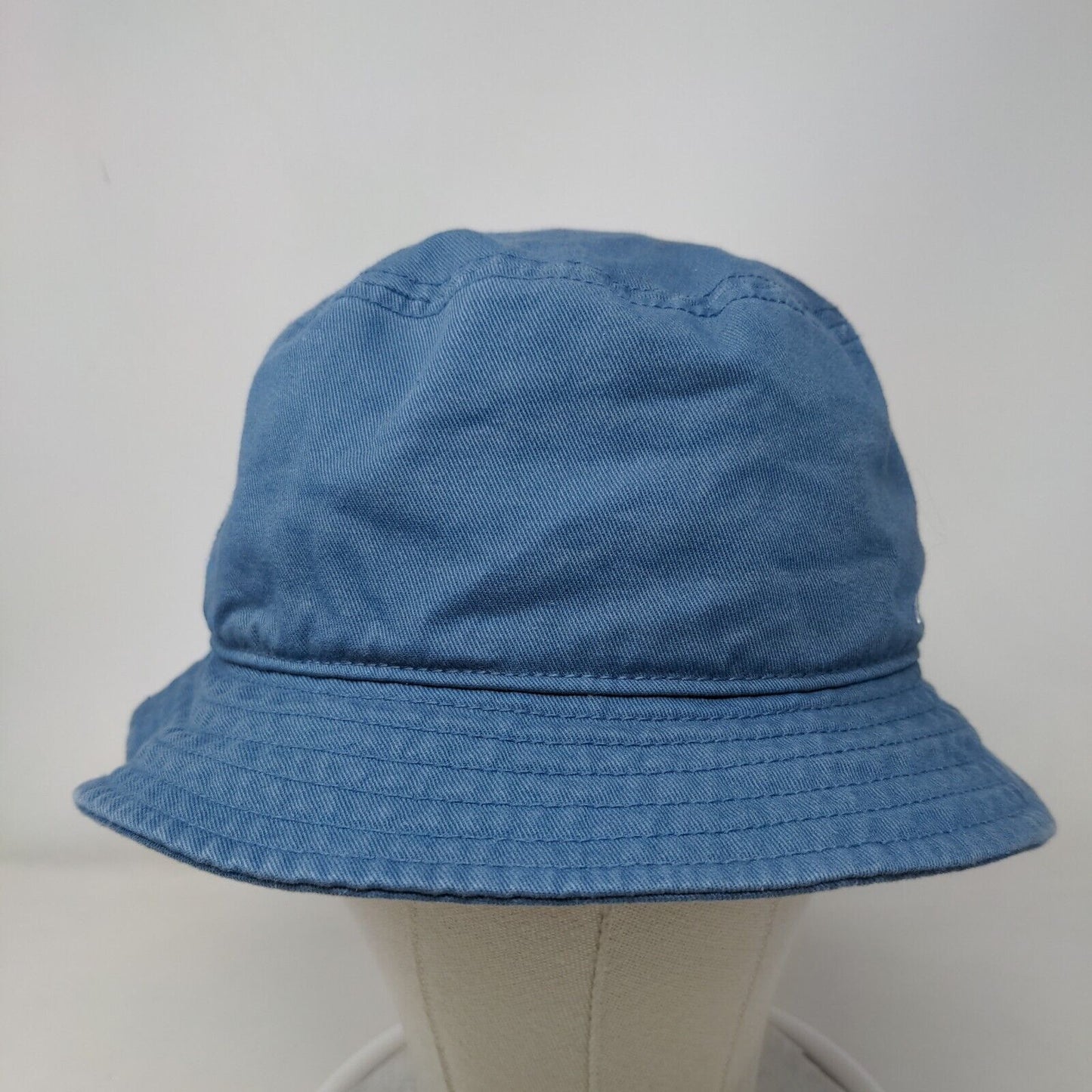 Adidas Aeroready Bucket Hat Blue One Size Embroidered Solid Lined