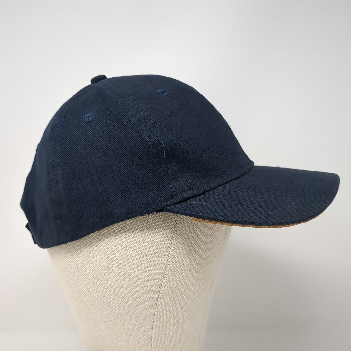 KC HatJacket Baseball Cap Blue One Size Cork Underbrim Trout Fish Mountain Hat
