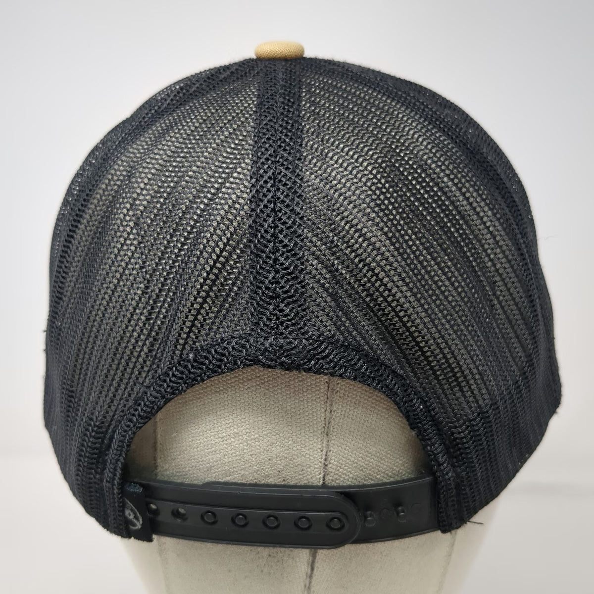 Hooey Roughy Trucker Hat Brown One Size Snapback Mesh Rope Bucking Bronco Patch
