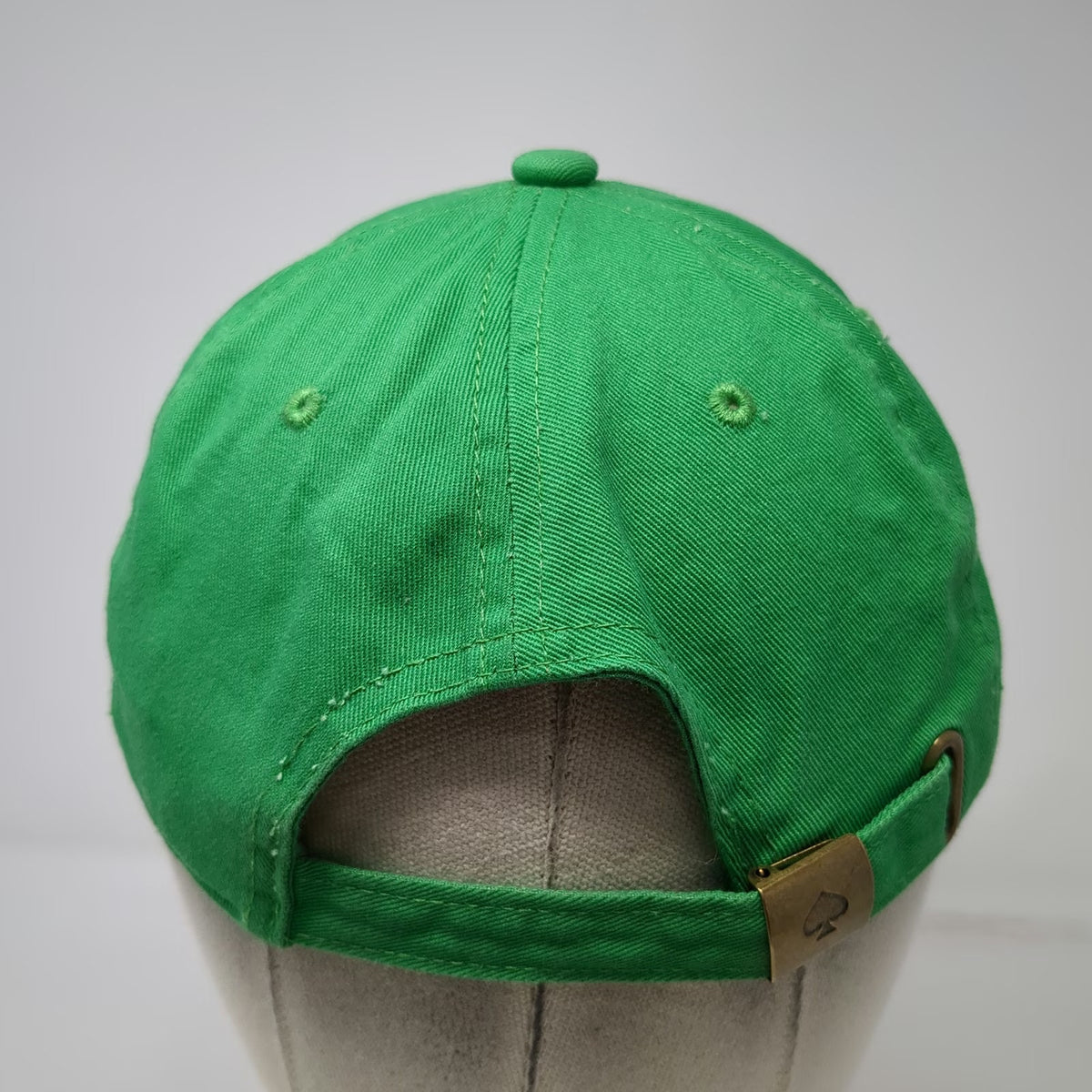Kate Spade New York Baseball Cap Green One Size Party Hat Embroidered Cotton