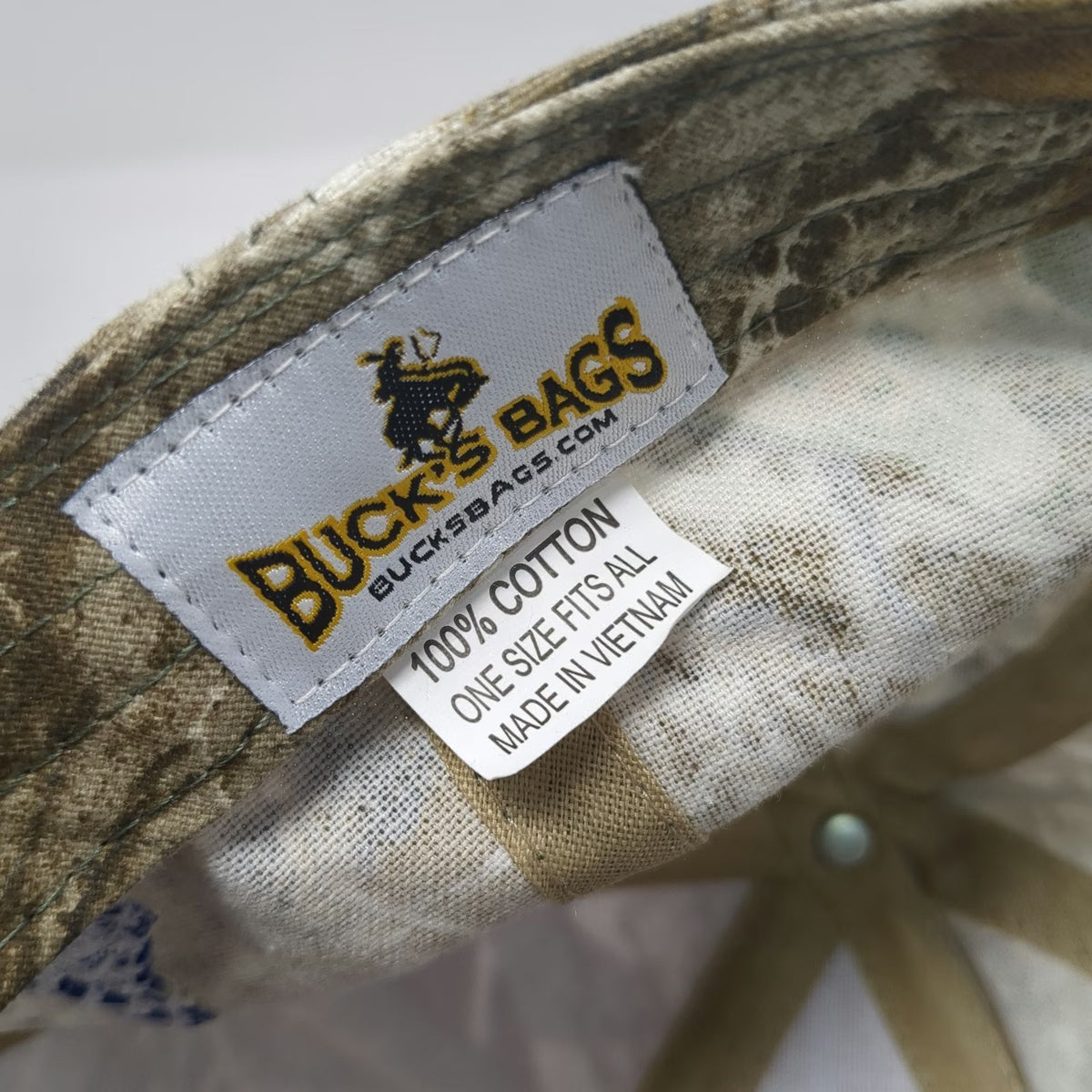 Buck's Bags Baseball Cap Brown Camo One Size T-Bone's Guns Idaho Brandon Hat