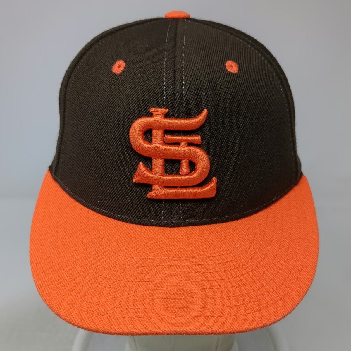 Mitchell & Ness MLB St Louis Cardinals Baseball Cap Brown Orange 7 1/8 Wool Hat