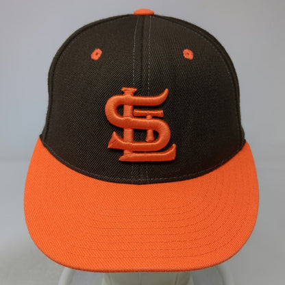 Mitchell & Ness MLB St Louis Cardinals Baseball Cap Brown Orange 7 1/8 Wool Hat