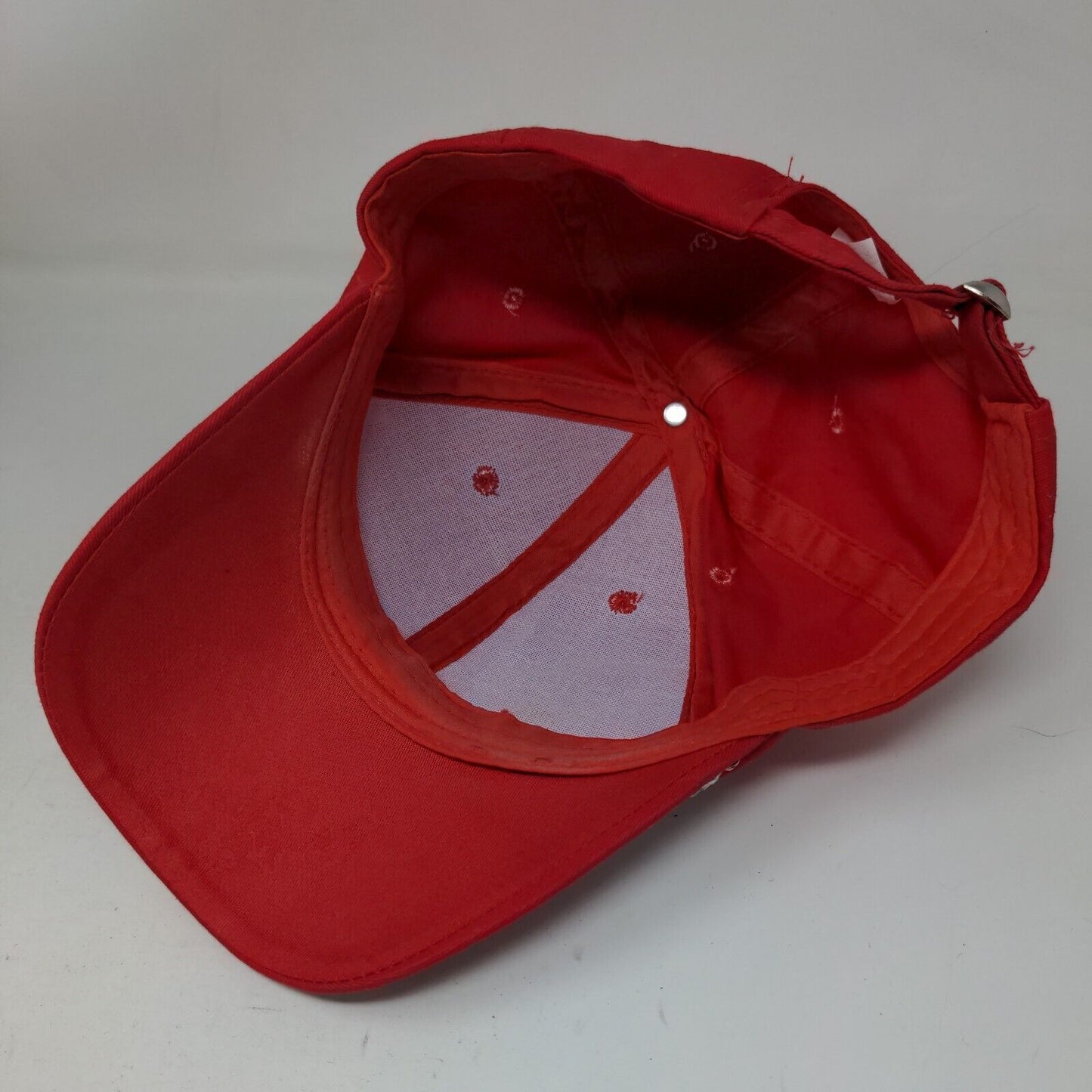 Unbranded Women's Bling Shiny Rhinestone Slideback Hat Red 100% Cotton