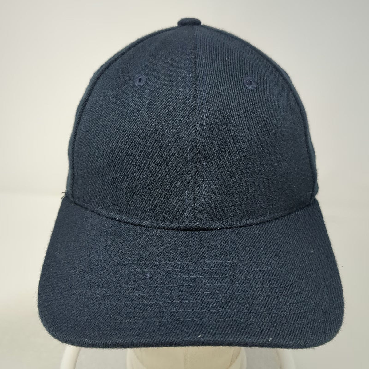 Zephyr Baseball Cap Blue L Stretch Fit Pop Logo Hat Acrylic Spandex Embroidered