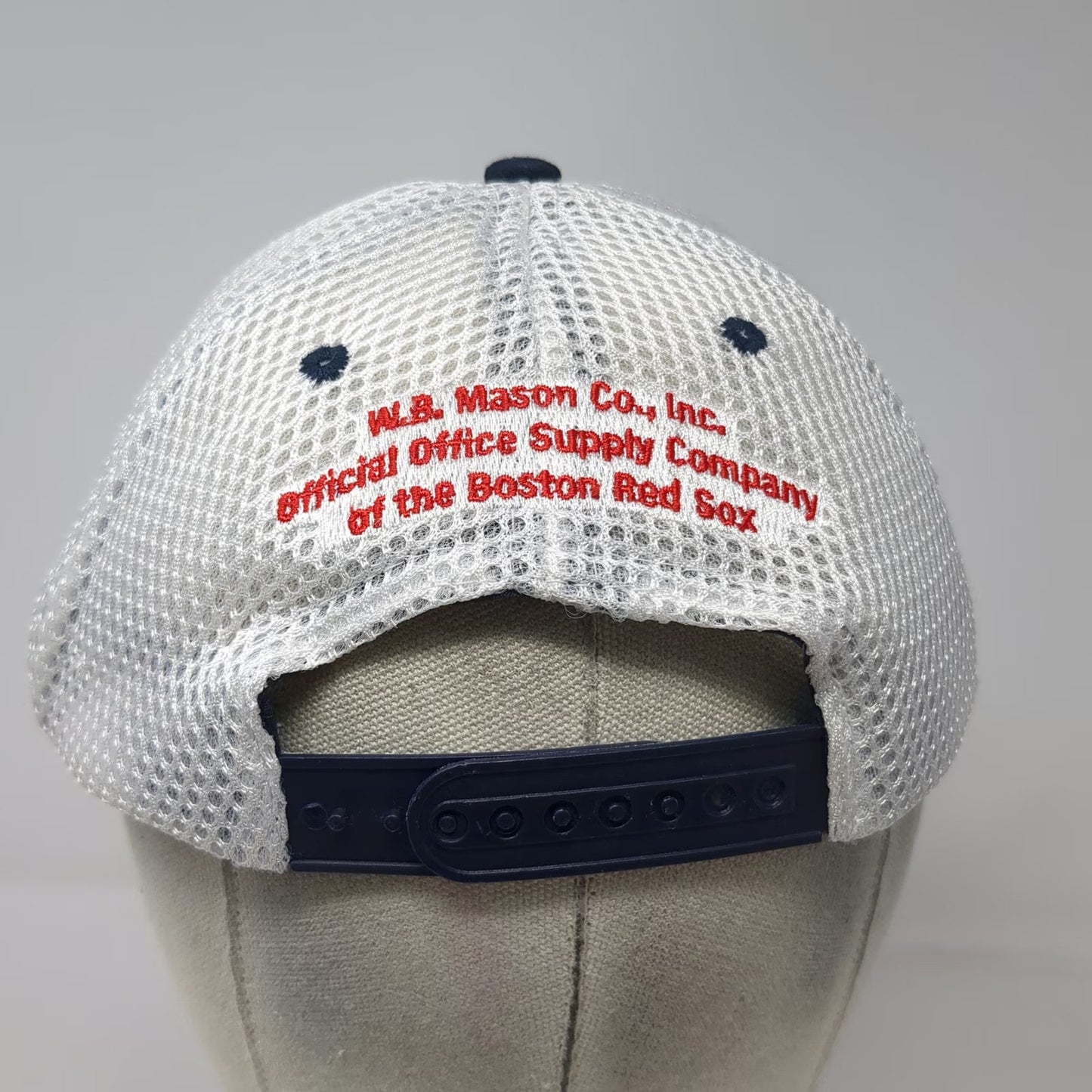Boston Red Sox MLB Genuine Merchandise Trucker Hat Blue One Size Mesh Snapback