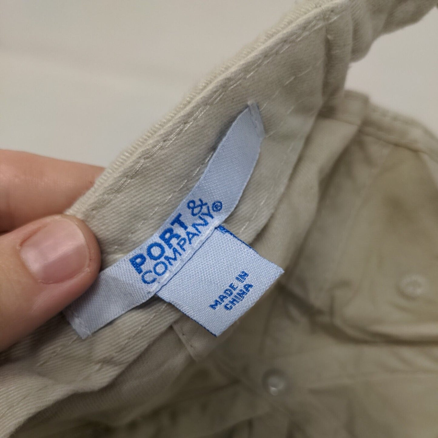 Pacific Shore Stones Slideback Hat Tan One Size 6 Panel Port & Company