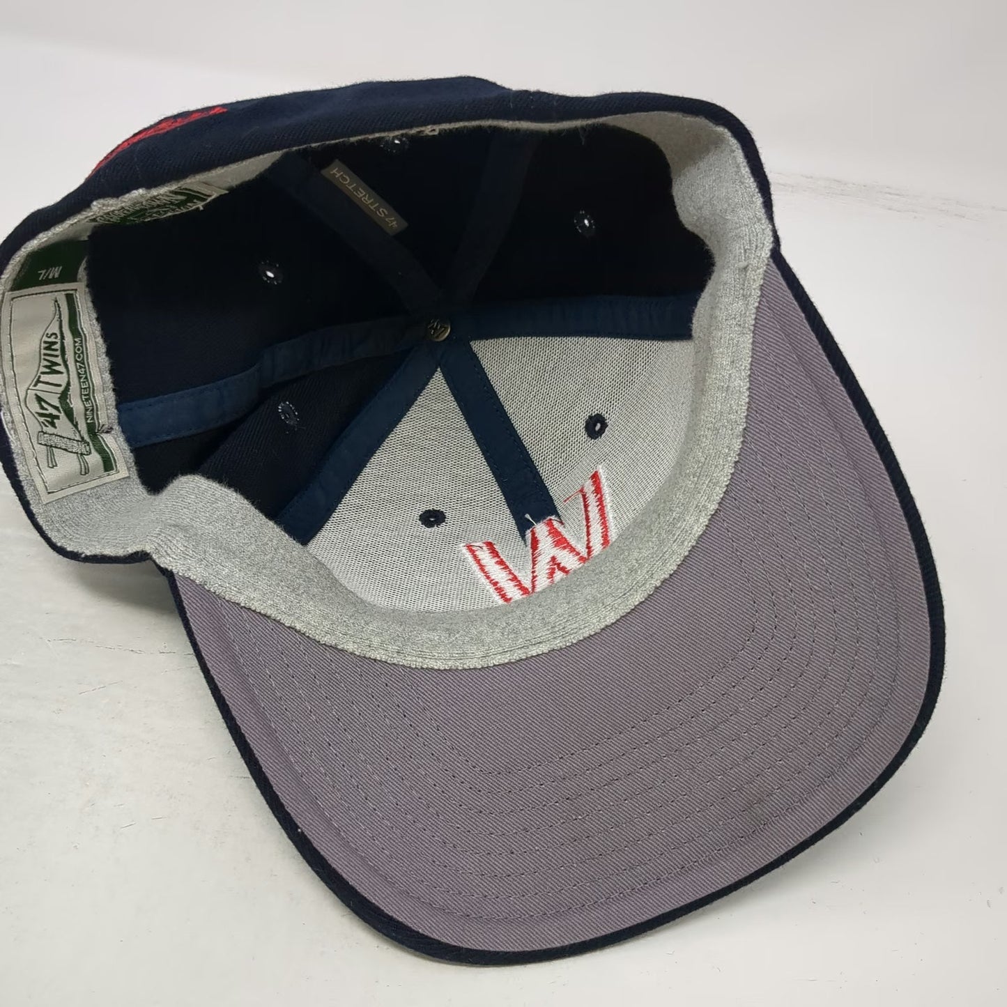 '47 Baseball Cap Blue L Washington Senators Cooperstown Stretch Fitted Hat