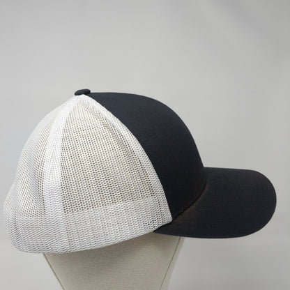 Pacific Headwear Snapback Mesh Back Trucker Hat Blue One Size Logo