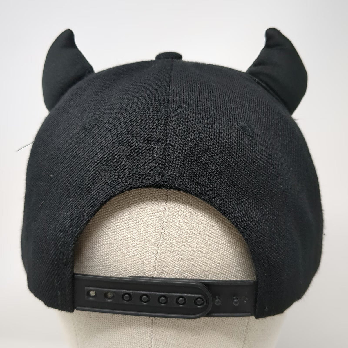 Snapback Black One Size Devil Horns Halloween Costume Cosplay Novelty Demon Hat