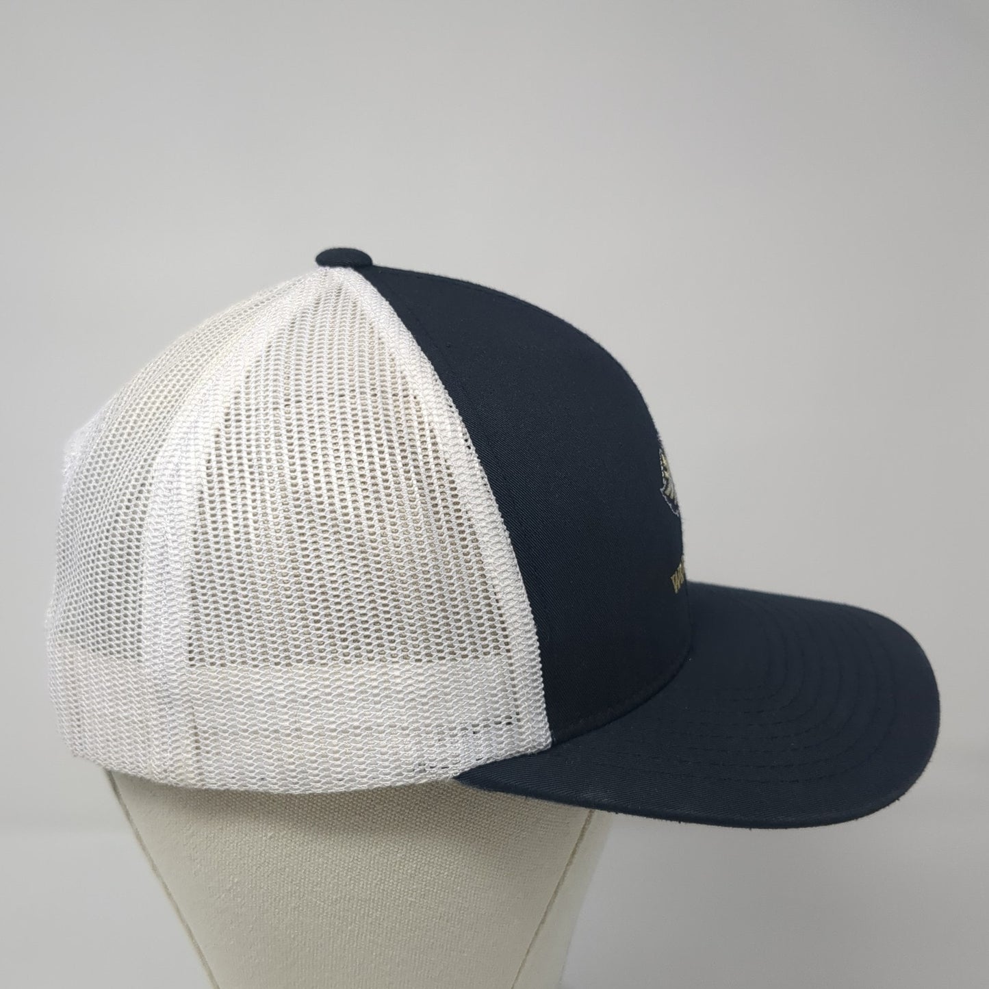 Wrestling Snapback Trucker Hat Blue OS Adjustable Mesh Back Pacific Headwear