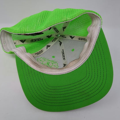 Pacific Headwear Baseball Cap Gray Green 7 3/8 - 8 Mesh Middleton Fire Logo Hat