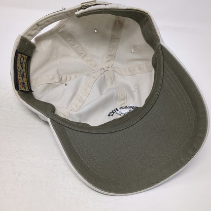 Ahead Winged Foot Golf Club Hat Baseball Cap Beige One Size Slideback Sports
