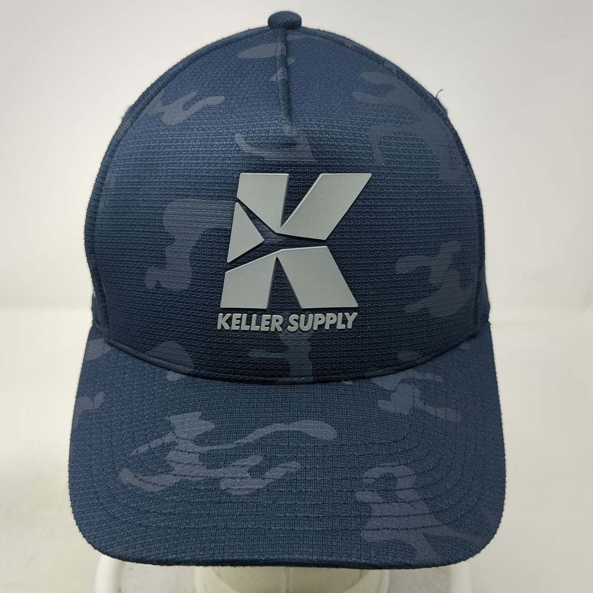 Fahrenheit Headwear 5 Panel Blue One Size Snapback Camo Keller Supply Hat