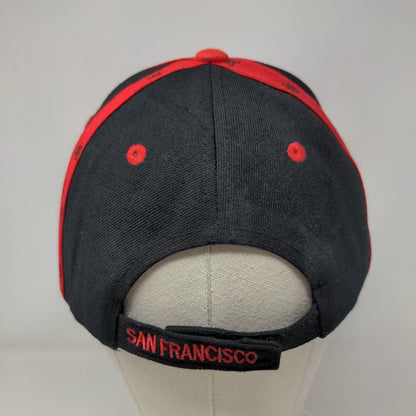 San Francisco Strapback Hat Multicolor OSFA Adjustable Embroidered Polyester