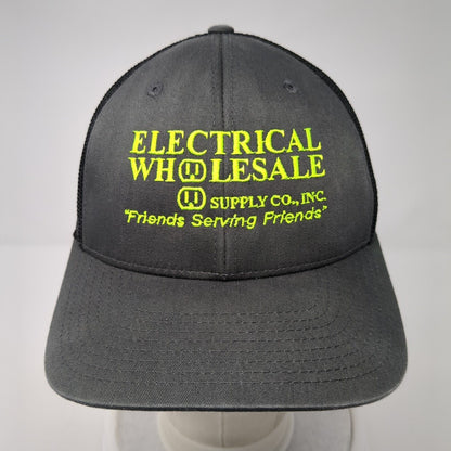 Electrical Wholesale Fitted Mesh Back Trucker Hat Gray S/M Richardson