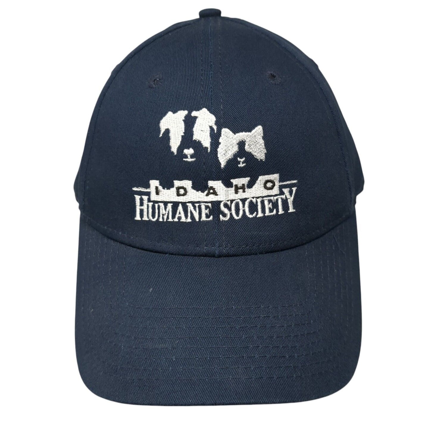Idaho Humane Society Strapback Hat Blue One Size Embroidered New Era