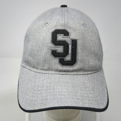Sean John Baseball Cap Gray One Size Interlocking SJ Logo Slideback Strap Hat