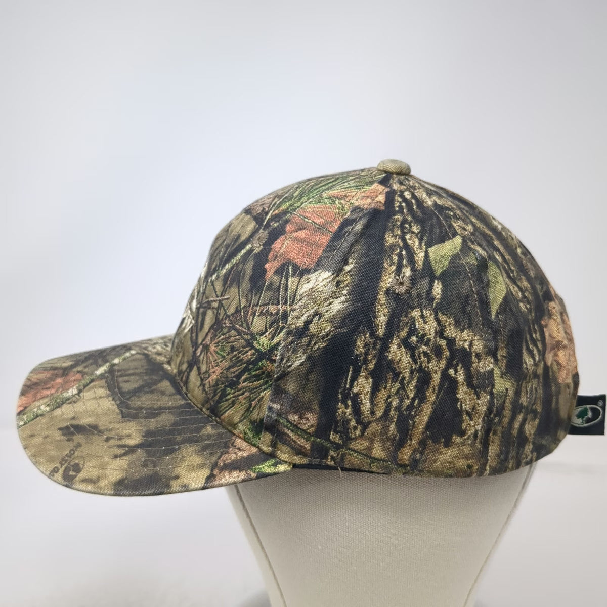 Port Authority Green Camo Baseball Cap One Size AAPW Mountain Tree Logo Hat