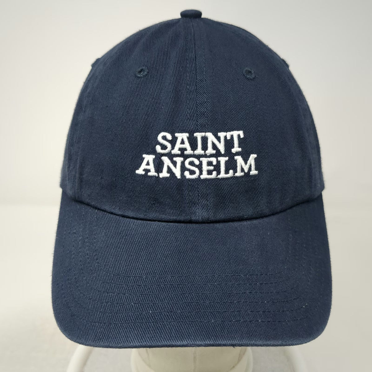 Richardson Baseball Cap Blue One Size Saint Anselm Embroidered Strapback Hat