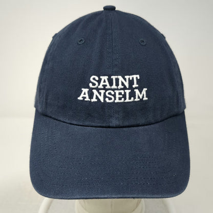 Richardson Baseball Cap Blue One Size Saint Anselm Embroidered Strapback Hat