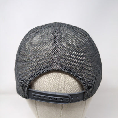 Redondo Beach Snapback Trucker Hat Black One Size Mesh Back Old Navy