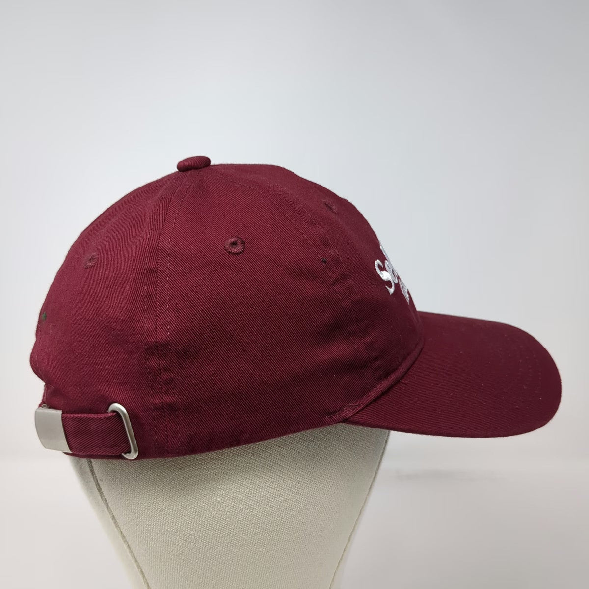 Cotton On Red Baseball Cap One Size Self Love Leisure Club Embroidered Hat