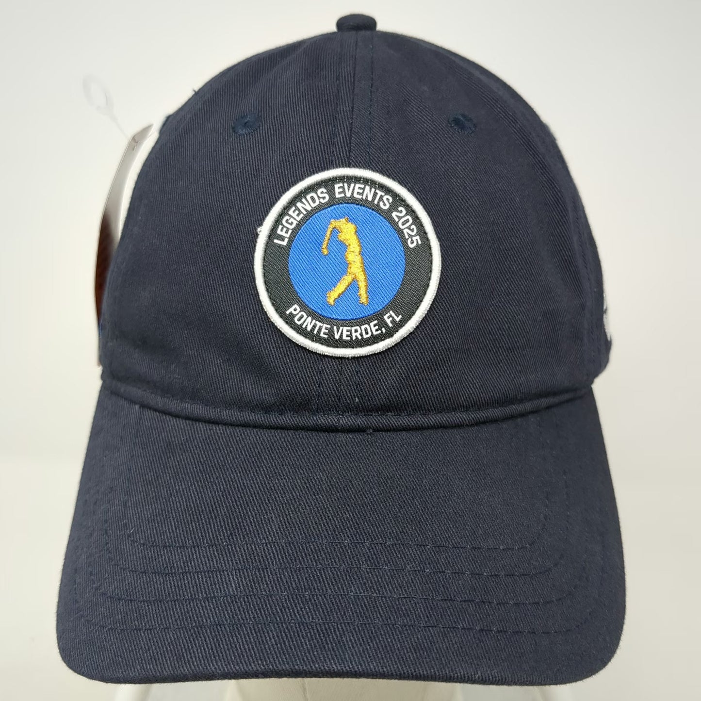 Pukka Baseball Cap Blue One Size Ponte Vedra FL Golf Burns Wilcox Leather Hat