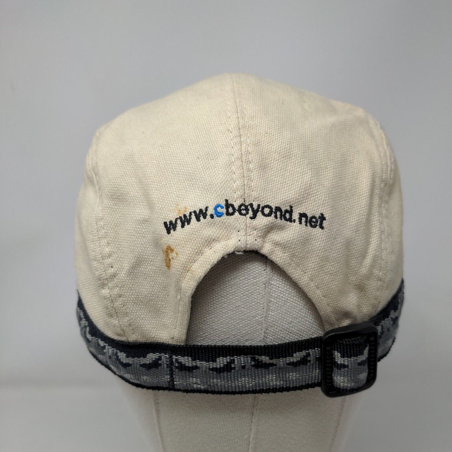 Beyond Communications Slideback Hat Tan Large Embroidered Adjustable Kavu