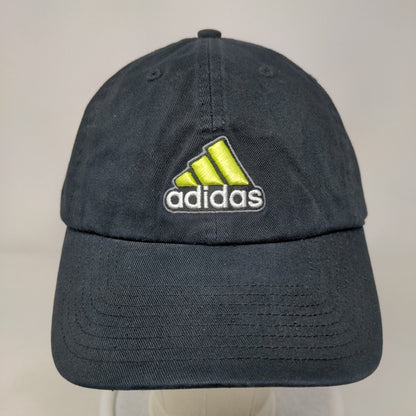 Adidas Slideback Hat Black One Size Adjustable Embroidered Climalite 6 Panel