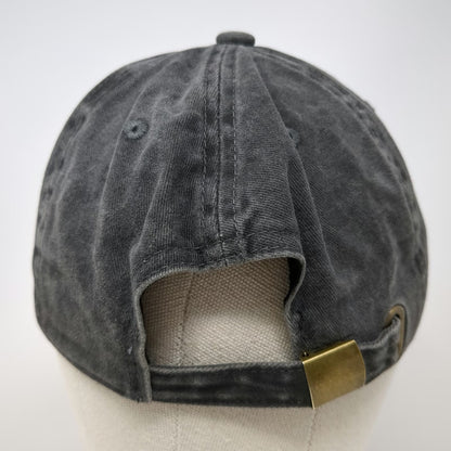 Nissi Caps Baseball Cap Gray One Size Embroidered Border Collie Dog Washed Hat
