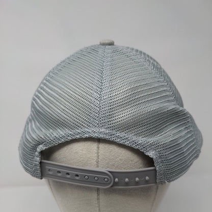 Snap-on Patch Snapback Mesh Back Trucker Hat Gray One Size 6 Panel
