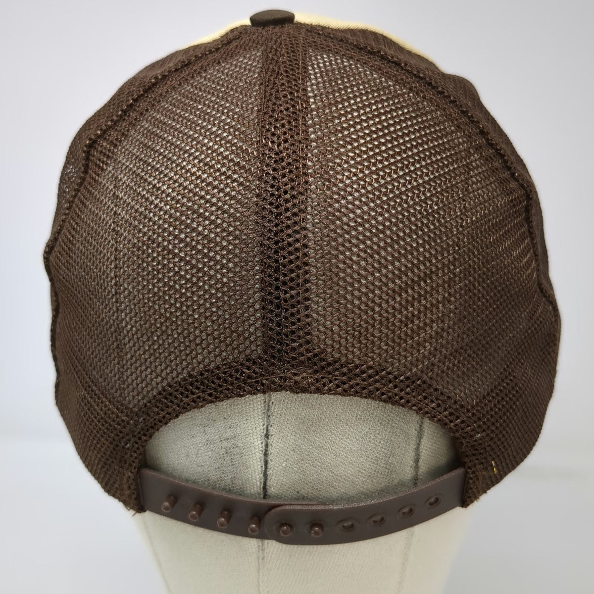 Ducks Unlimited Trucker Hat Brown Vintage Idaho Falls 1984 Mesh Snapback Rope