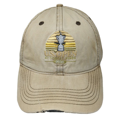 Legendary Headwear Baseball Cap Beige OSFM 2008 US Open Torrey Pines Golf hat