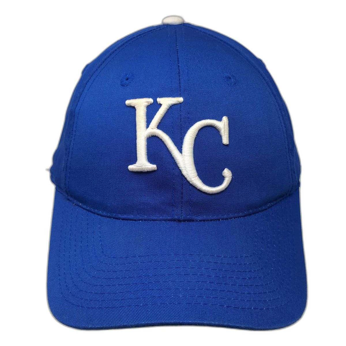 Kansas City Royals MLB Outdoor Cap Snapback Blue M Hat Stitched KC Logo 6 Panel