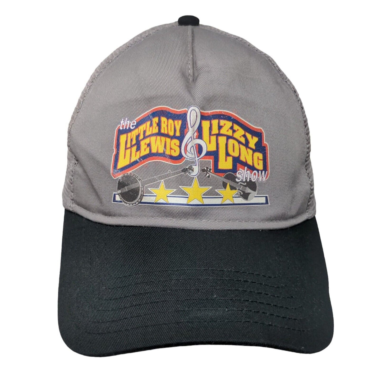 The Little Boy Lewis Lizzy Long Show Snapback Trucker Hat Gray OSFM Mesh Back