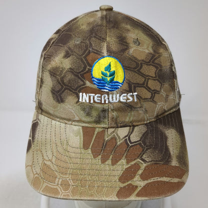 Port Authority Baseball Cap Brown One Size Interwest Valley Camo Hat Strapback