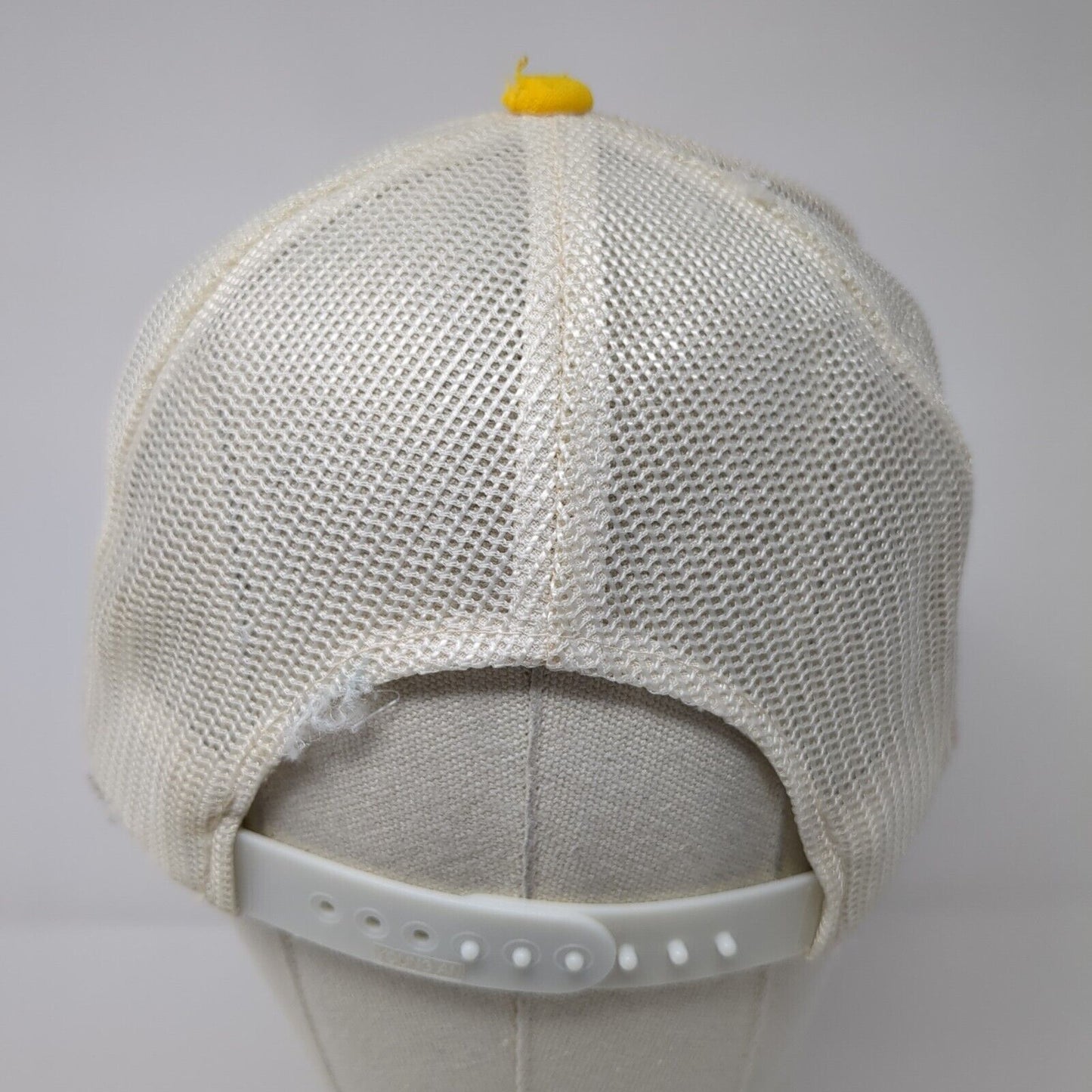Unbranded Snapback Mesh Back Trucker Hat Yellow OSFA Colorblock