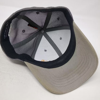 Carhartt Baseball Cap Gray One Size Mesh Back Embroidered Logo Workwear Hat