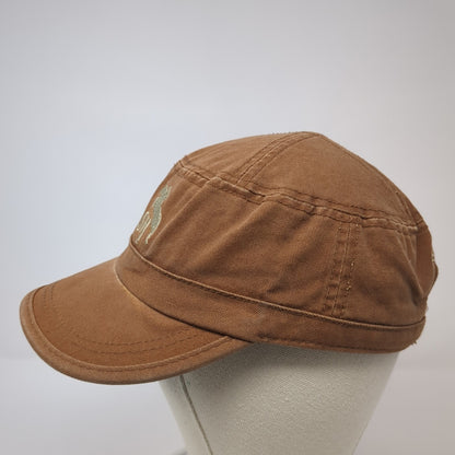 WSH Wasatch Sport Horses Cadet Army Cap Brown One Size Adjustable Embroidered