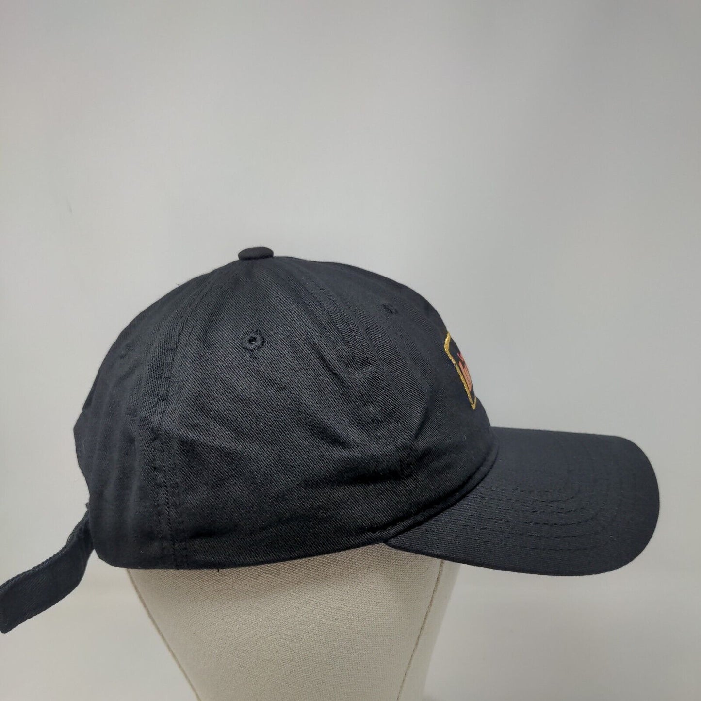 InuYasha Slideback Hat Black One Size Adjustable Vent Holes 6 Panel