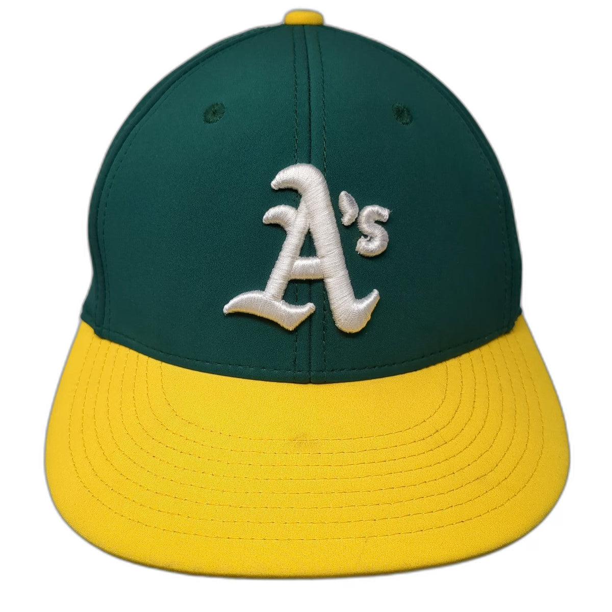 OC Sports Oakland A's Baseball Cap Green Yellow One Size MLB Strapback Team Hat